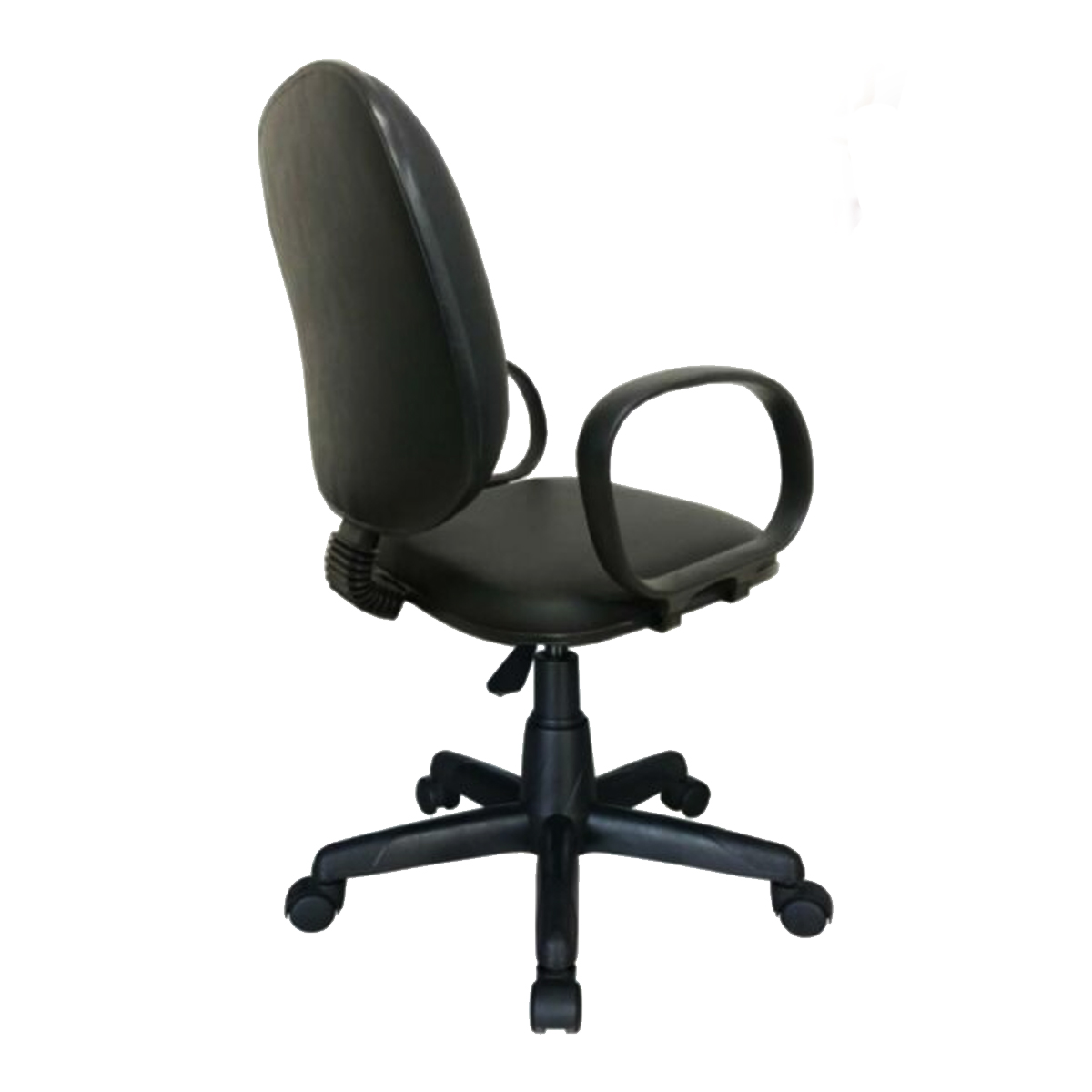 Cadeira Diretor LISA Giratória – Braços Corsa – Corino Preto – Móveis Supremo - 2301 - Imagem 2