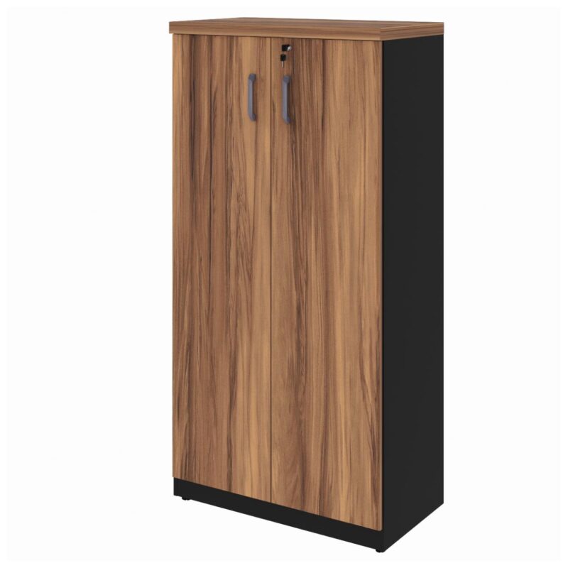 Armário Alto Fechado com 02 Portas – 1,61×0,80×0,45m– sevilha / preto -1923