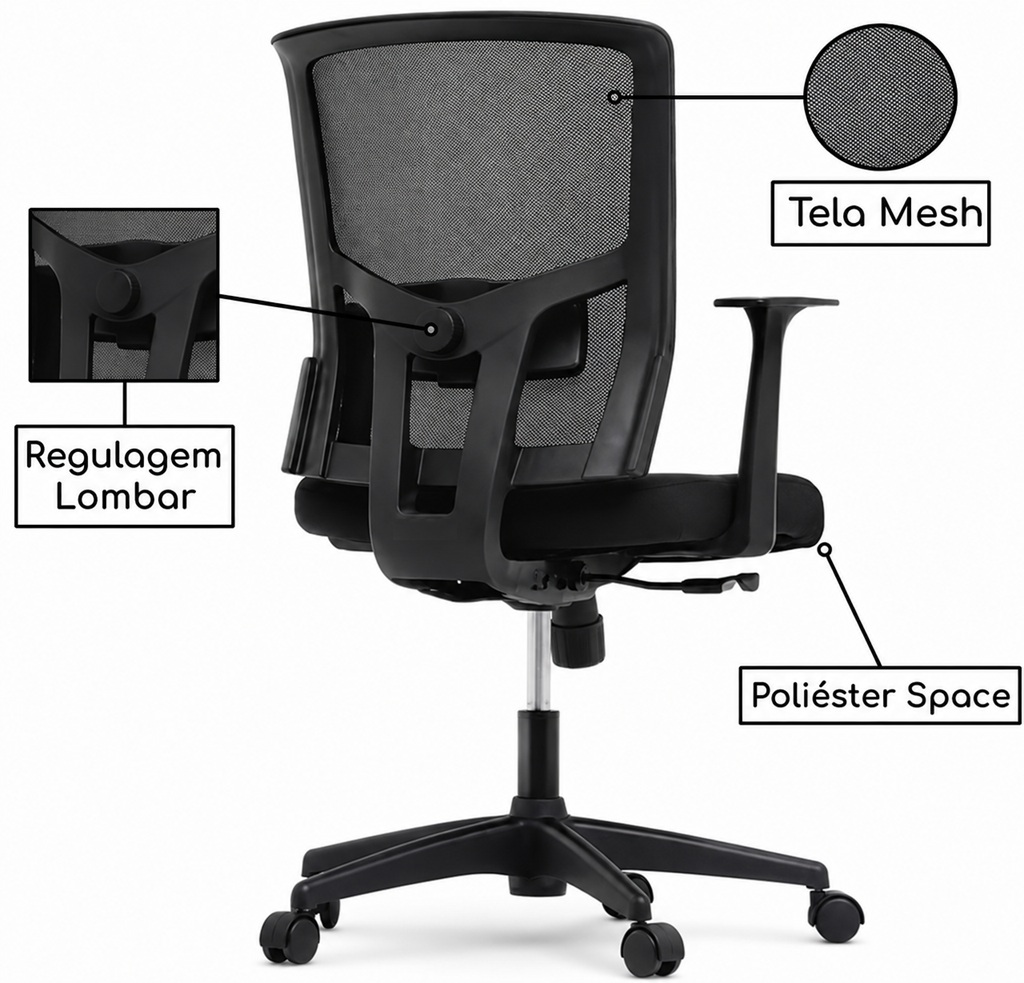Cadeira Diretor BLM 0226 D - Blume Office – 2425 - Imagem 2